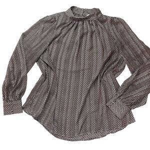 H&M Patterned Blouse Top Workwear Size Womens Large